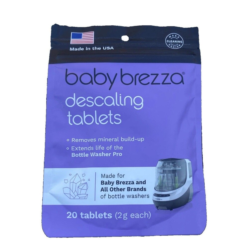 Baby Brezza Bottle Washer Pro Descaling Tablets 20 Count Buildup Remover